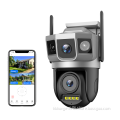 4MP WiFi Dual Lens PTZ Outdoor Wireless Security Camera